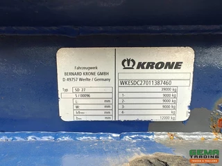 Krone SD 27 3-Assen BPW 2003 - N/A obrazek 23
