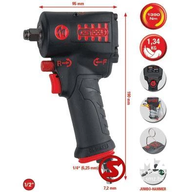 Diversen - Slagmoersleutel high performance 1/2" 1390N 1.3kg afbeelding 1