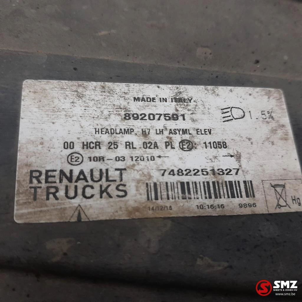 Renault 2017 - Occ koplamp links RHD Renault imagen 3