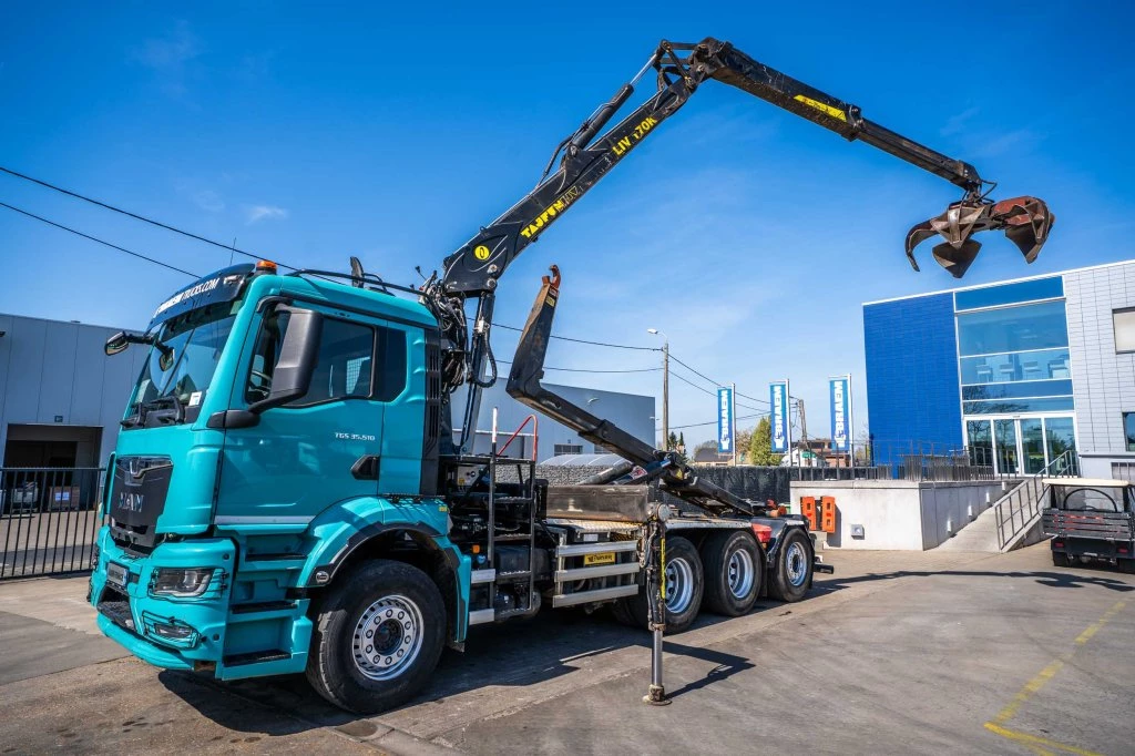 MAN TGS 2022 - 35.510 8X4-4 BL + TAJFUN L170 K afbeelding 1