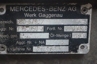 Mercedes-Benz N/A 1997 - G6-60 MPS 71505010006143 image 5