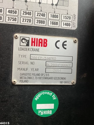 Volvo FMX 540 8x4 Euro 6 Hiab 28 Tonmeter laadkraan 2014 - N/A afbeelding 21