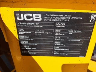 JCB N/A 2017 - 427 ZX obrazek 24