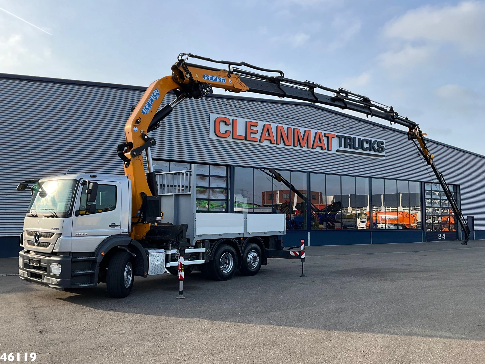Mercedes-Benz Axor 2633 Effer 52 Tonmeter laadkraan + Fly-Jib Just 38.851 km! 2013 afbeelding 1