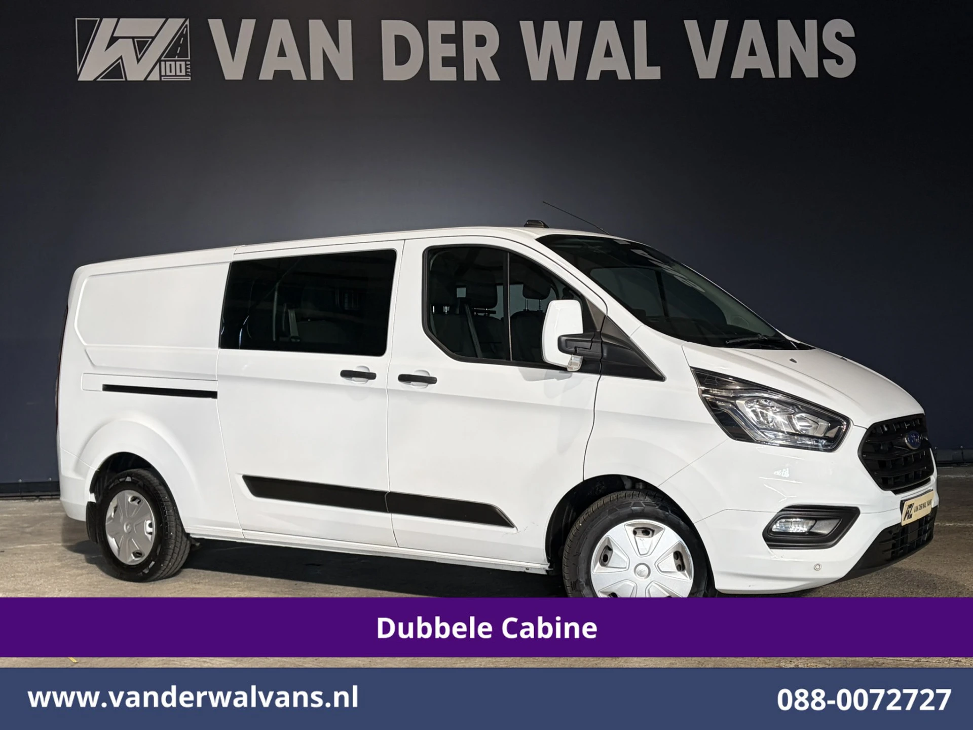 Ford Transit Custom 2020 - 2.0 TDCI 131pk L2H1 Dubbele Cabine Euro6 Airco | 6-Zits | Camera | Navigatie | LED | Apple Carplay Bild 1
