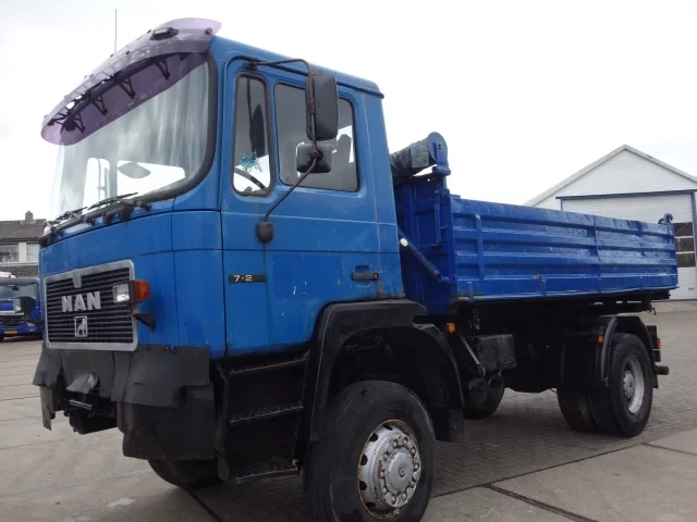 MAN 1995 - 17-220 MEILER KIPPER4X4 STEELSPRINGS afbeelding 5