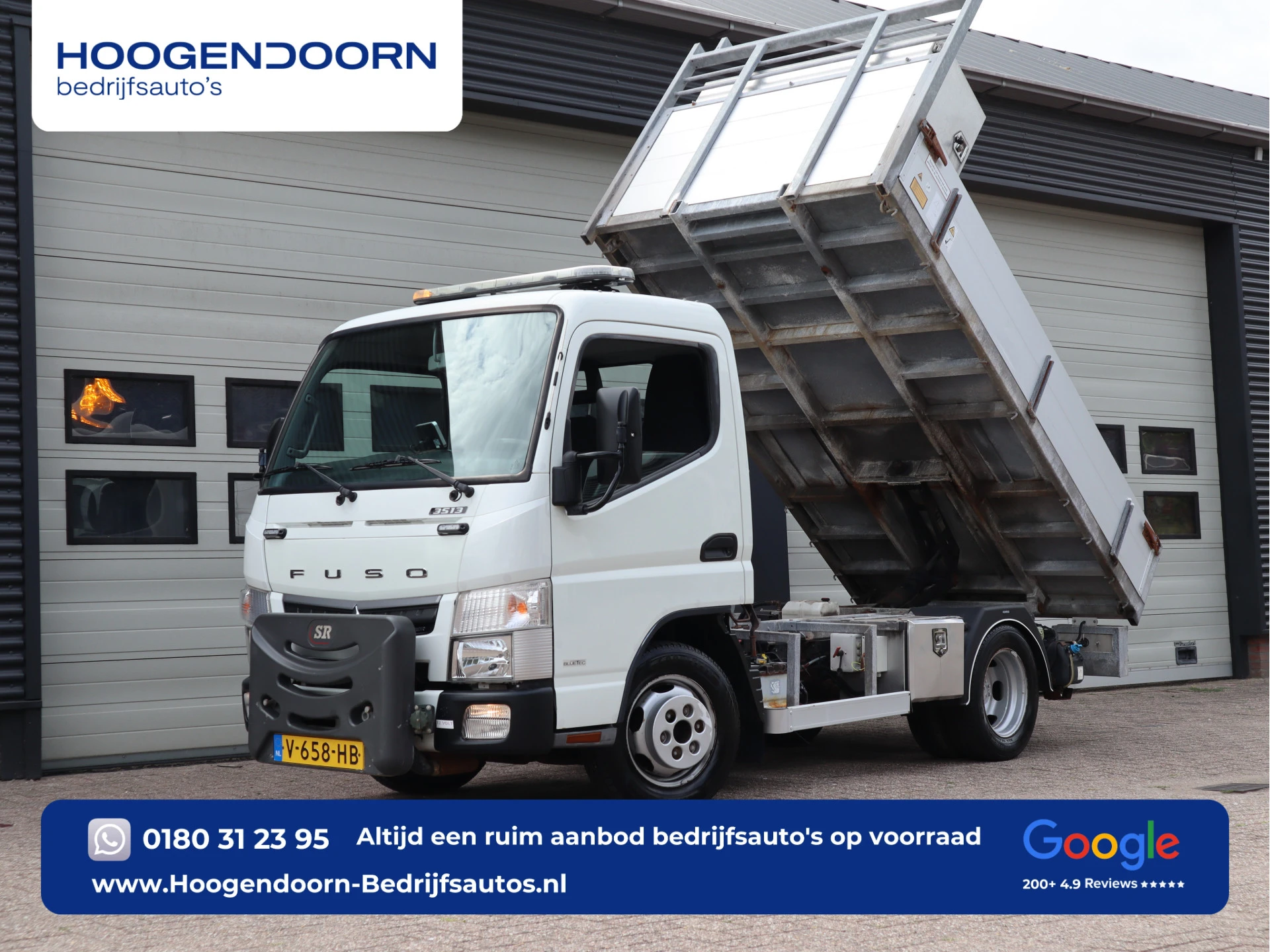 FUSO Canter 2017 - 3S13 Euro 6 - Kipper - Airco - NIDO - Trekhaak 3,5t KG afbeelding 1