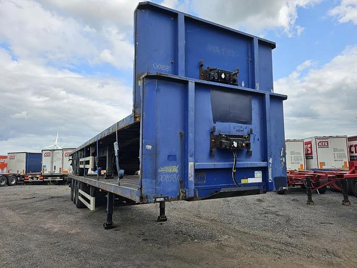Pacton 3 AXLE FLATBED TRAILER BPW DRUM | price per piece 2006 изображение 1