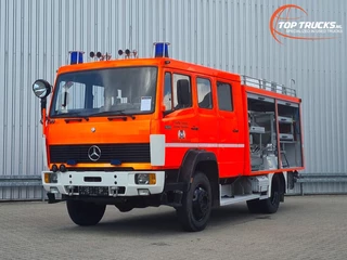 Mercedes-Benz 1120 AF 4x4 - 2.500 ltr -Brandweer, Feuerwehr, Fire brigade- Crew Cab - Expeditie, Camper, Low Gear! TT 4724