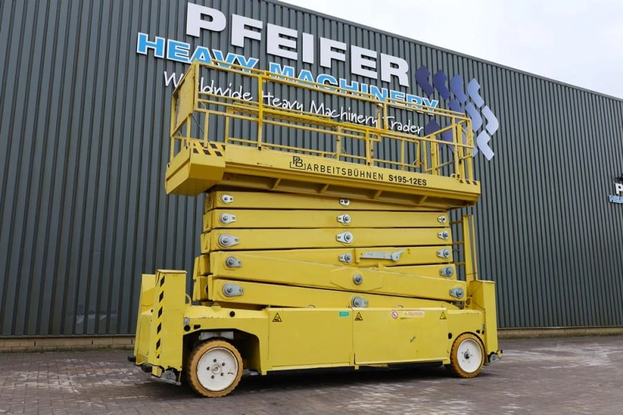 PB Lifttechnik 2015 - S195-12ES Electric, 19.6m Working Height, 700kg Ca afbeelding 1