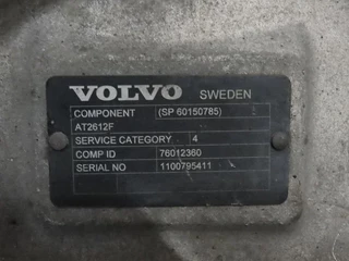 Volvo N/A - Gearbox & Clutch Parts Versnellingsbak AT2612F Volvo obrazek 3