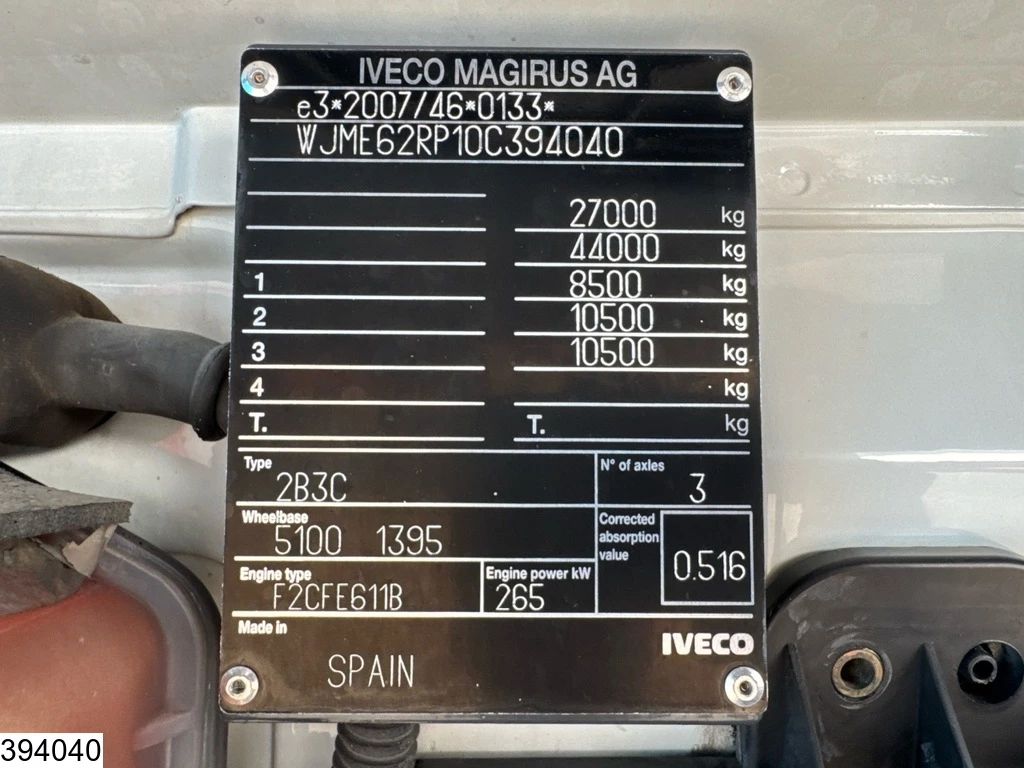 Iveco X-Way 2018 - 360 6X4, EURO 6, Steel suspension, Palfinger obrázek 7
