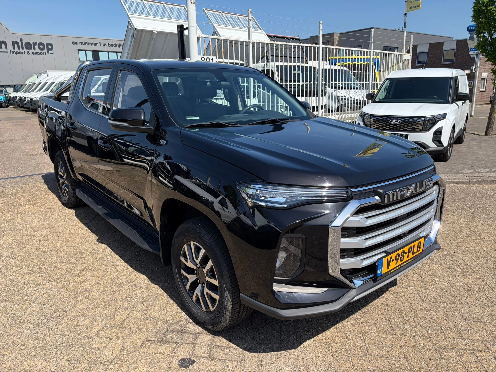 Maxus T90 EV 2026 - Maxus Pick-up 89kWh WLTP 470KM Dubbelcabine Grijs Kenteken Automaat Airco CarPlay NIEUW afbeelding 4