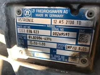 MAN N/A 2015 - 81.32004-6396 ZF ASTRONIC 12AS2130 TD RATIO 15,86-1,00 (MODULATOR OOK LOS TE KOOP) obrazek 2