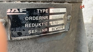 DAF N/A - 1653066 ACHTERAS 1339 RATIO 4.10 CF75IV изображение 7
