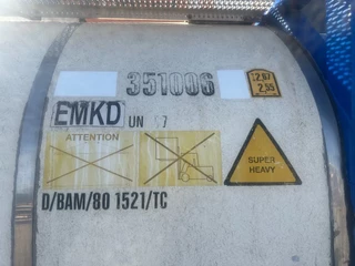 Van Hool N/A 2003 - 35.000L / 1-comp. / 20FT swapbody / T7 / EMKD / ADR 5Y + CSC-inspection: 07/2028 obrazek 12