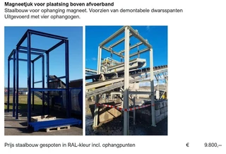 Prima N/A - Magnet/ Conveyor Frame image 10