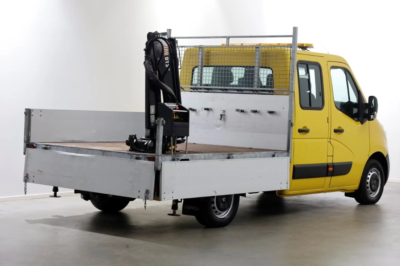 Renault Master 2016 - T35 2.3 dCi 130pk E6 L2H1 D.C. Open Laadbak + HIAB 013T Kraan 12-2016 imagen 15