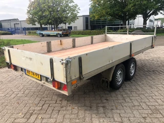 Trailer N/A 1993 - 2 As Tandem as Aanhangwagen Open, WK-74-PX image 3