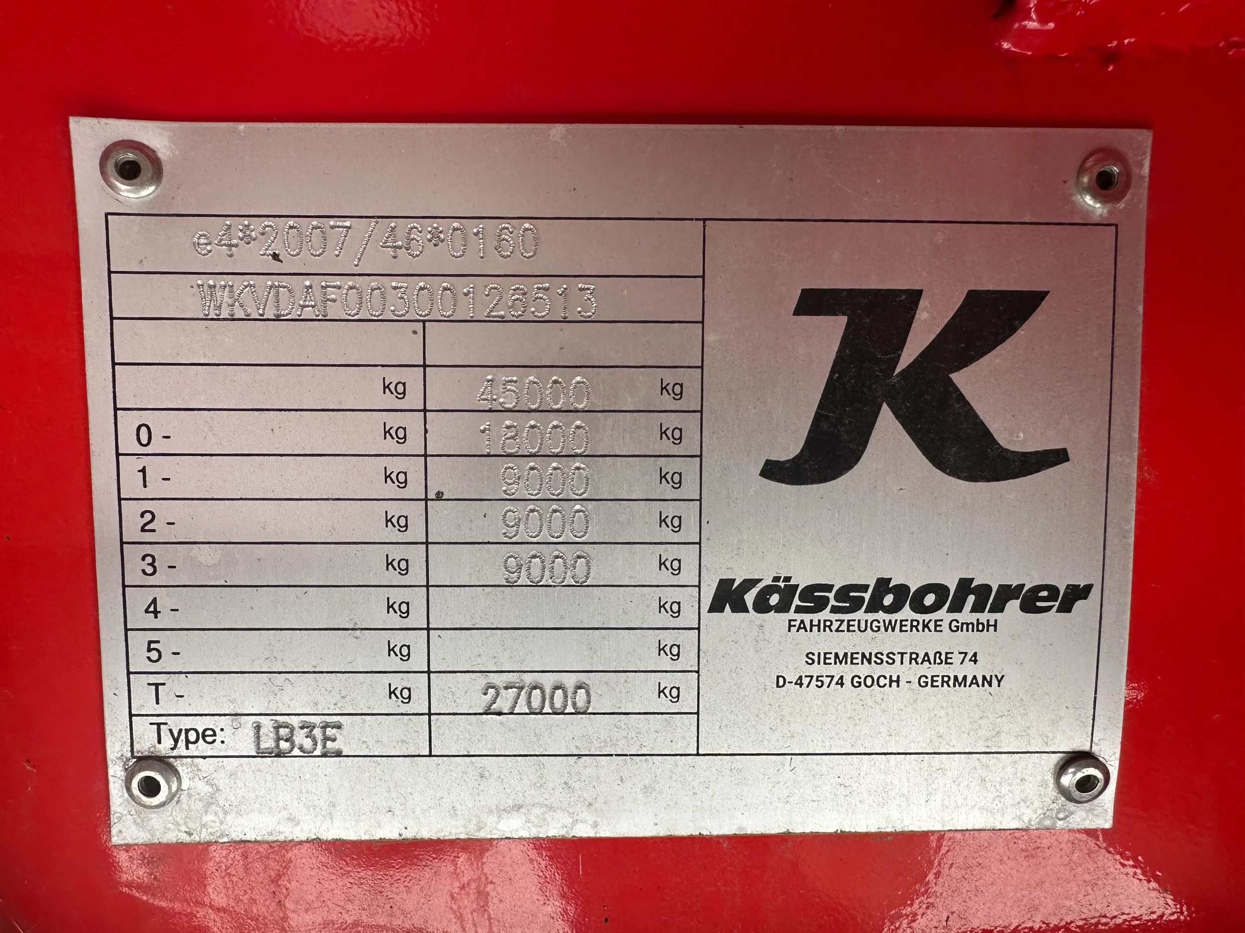 KAESSBOHRER 2026 - new and unused Heavy-Duty flatbed / 690cm extendable / steering axle / discbrakes / NL-trailer / APK: 04-2027 imagen 52