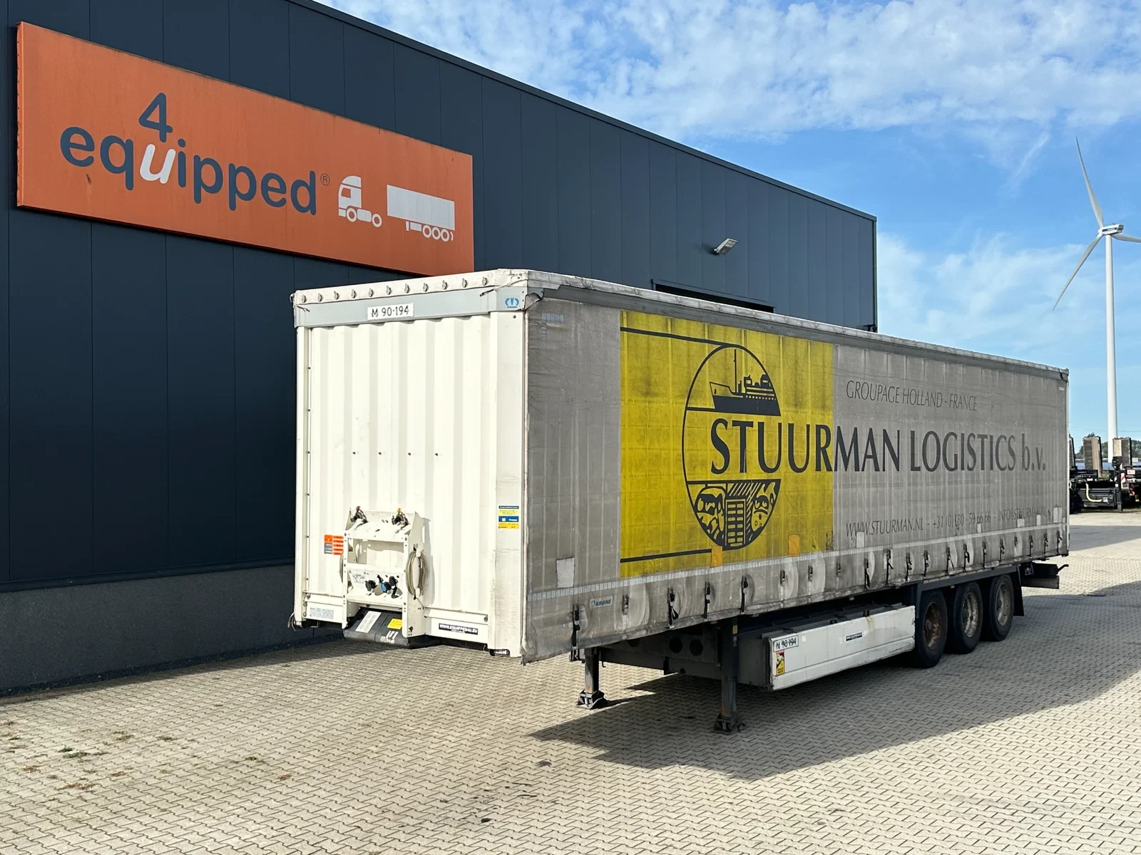 Krone 2017 - 280cm inside height / liftaxle / palletbox / BPW+drumbrakes / NL-trailer afbeelding 1
