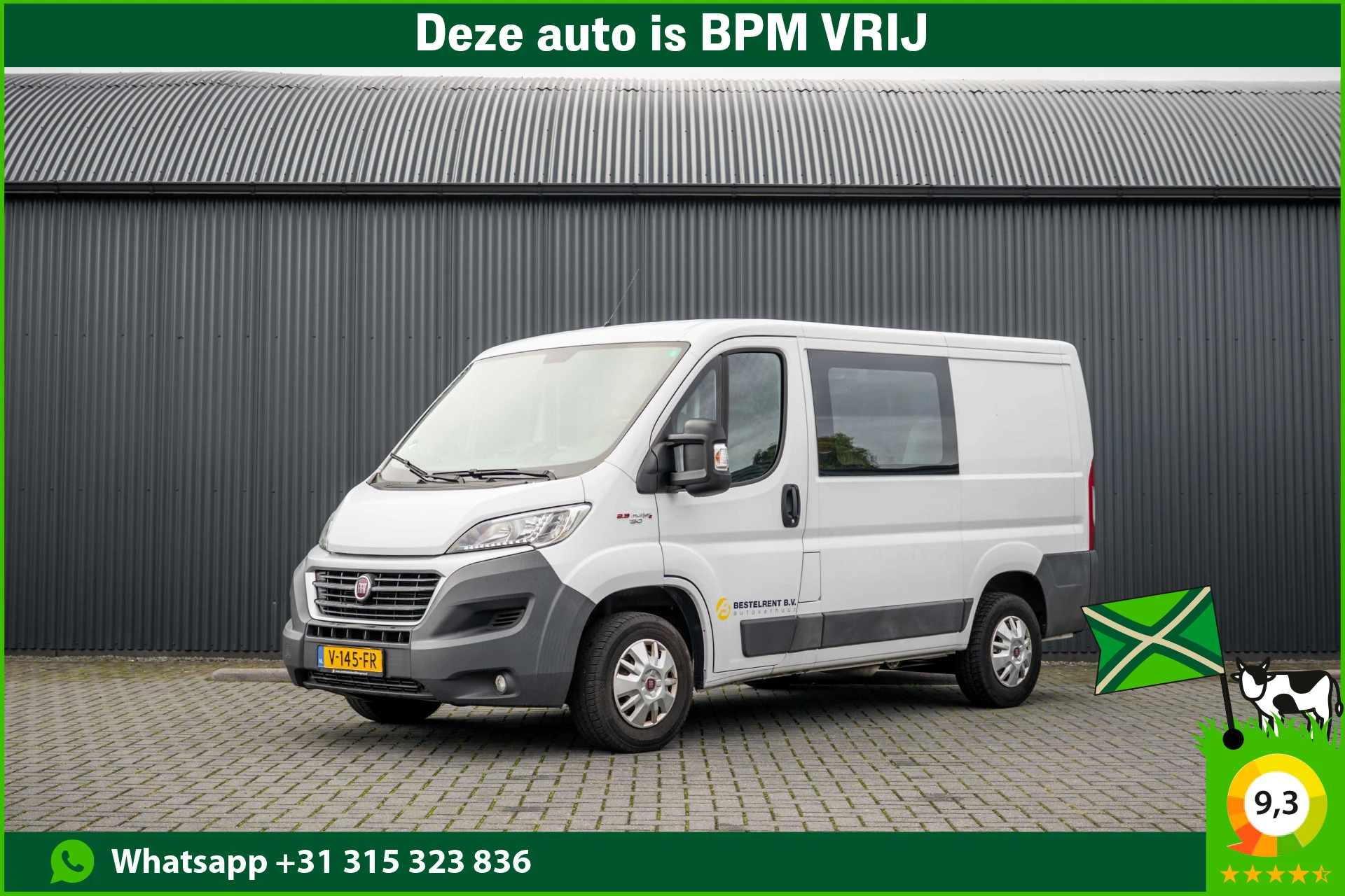Fiat Ducato 2017 - 2.3 MultiJet | DC 7-Zits | Camera | Navi | Climate | Cruise | PDC | Euro 6 afbeelding 1