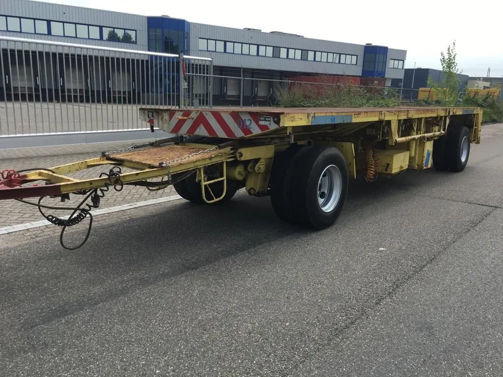 EKW 1980 - 2 As Vrachtwagen Aanhangwagen Open - Uitschuifbaar: 4 mtr, LLG-56-Z - 40 km zdjęcie 11