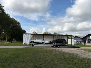 Bunk 2013 - Be oplegger auto transporter gesloten 8 ton schuifzeilen 12.85 CM te koop
