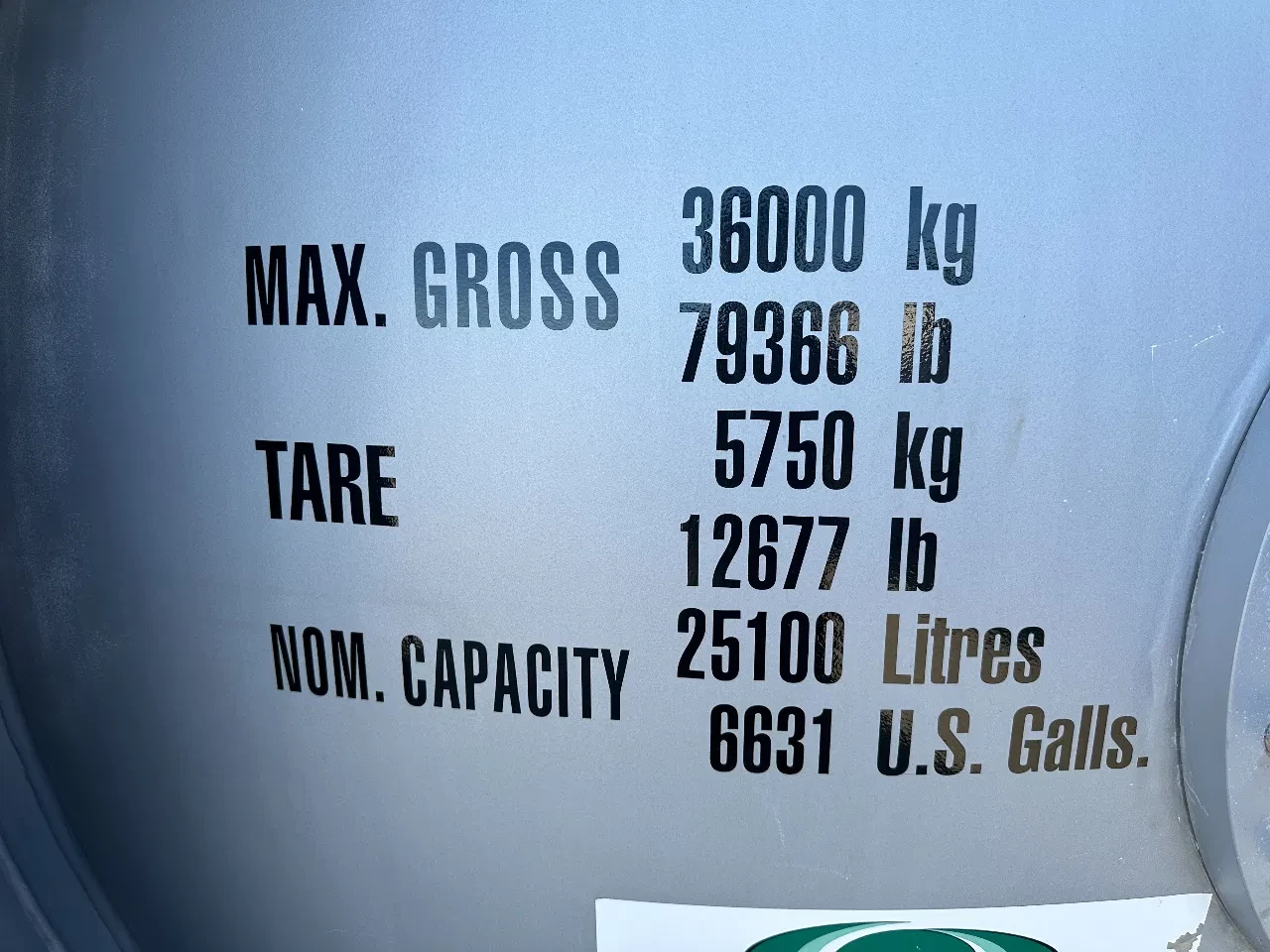 Diversen 2016 - 20FT ISO T50 Gastank / T50 / 25.000L / MAWP: 15,1 bar / 5Y- + CSC-inspection valid till 04-2028 zdjęcie 19