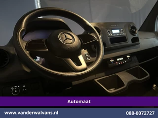 Mercedes-Benz Sprinter 2022 - 317 CDI 170pk 9G-Tronic Automaat Bakwagen 21m3 KUUB Hoog Laadklep Zijdeur Euro6 Airco | Leder | Lat om Lat betimmering image 13