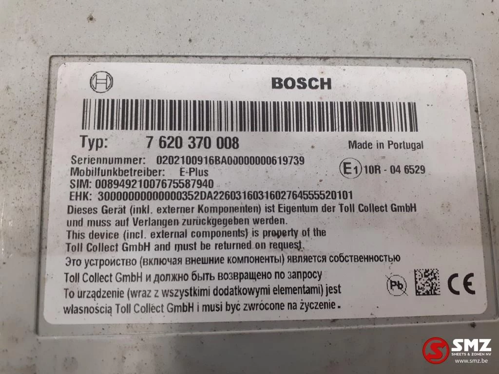 Bosch - Occ ECU toll collect regeleenheid Bosch Bild 3