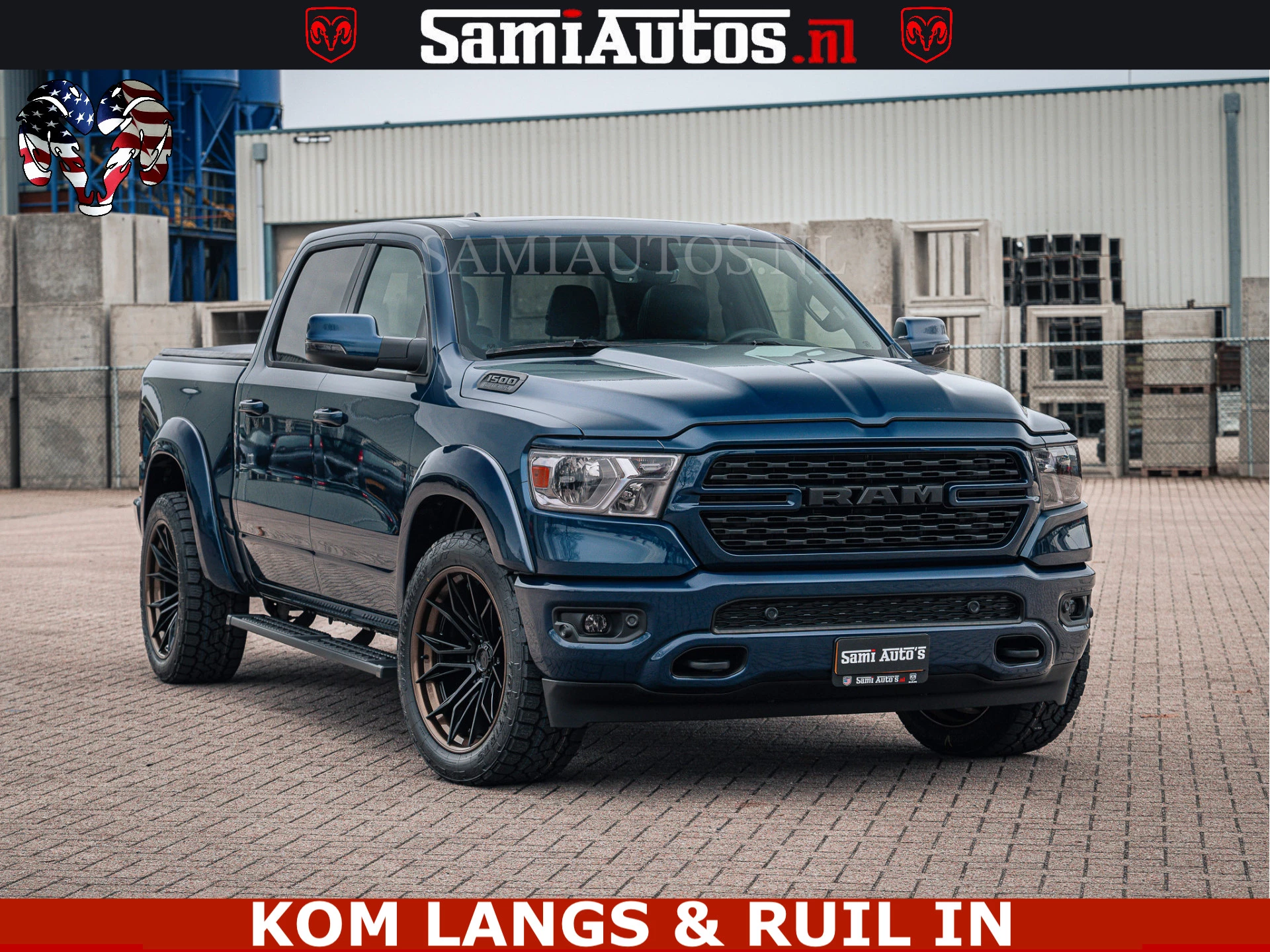 Dodge Ram Pick-Up 2024 - SPORT | 5.7 V8 4x4 HEMI | PANORAMA DAK | GROOTSCHERM 12 INCH | LPG | Patriot Blue immagine 15