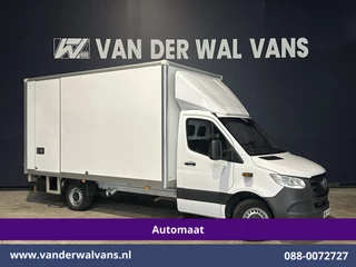 Mercedes-Benz Sprinter 2022 - 317 CDI 170pk 9G-Tronic Automaat Bakwagen 21m3 KUUB Hoog Laadklep Zijdeur Euro6 Airco | Leder | Lat om Lat betimmering image 1