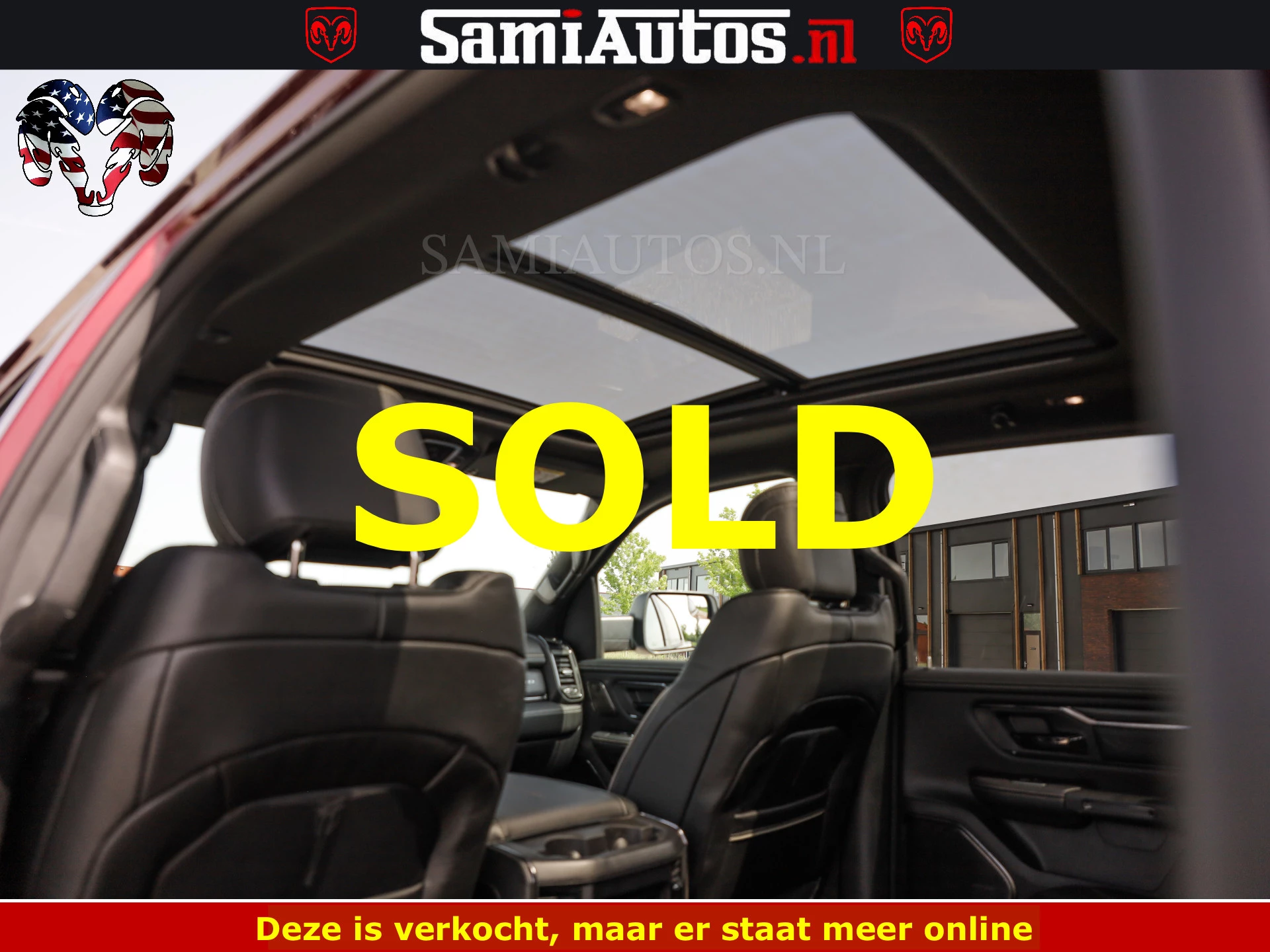 Dodge Ram Pick-Up 2024 - DELMONICO | LIMITED NIGHT 5.7 V8 | BOM VOL | HUD | LUCHTVERING | MEEST LUXE DUBBELE CABINE | 5 PERSOONS | obrázek 62