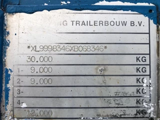 Vogelzang N/A 2000 - VO1-STG-12-18 - 2 As Oplegger Gesloten T.b.v. Stalling - Opslag ( OG-81-FV) obrazek 17
