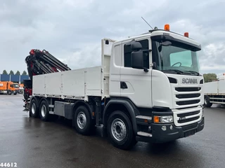 Scania G 2018 - 450 8x4 Euro 6 Fassi 66 Tonmeter laadkraan + Fly-jib Just 176.555 Km! imagem 4