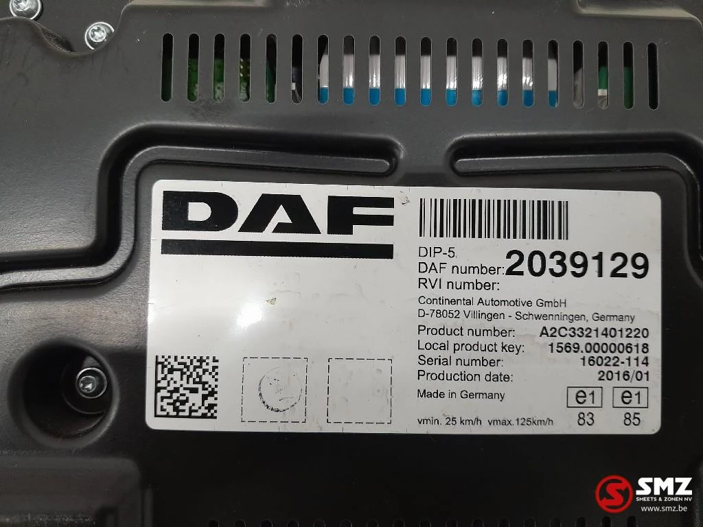 DAF 2016 - Occ instrumentenpaneel DAF afbeelding 6