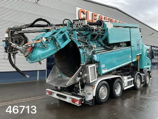 Scania G 2012 - 480 8x2 Holzmaan 15m³ Combi kolkenzuiger Recycler immagine 3 miniatura