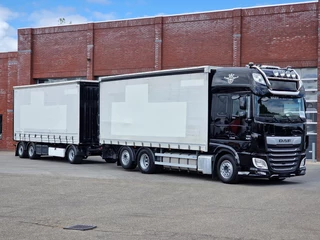 DAF XF480 2019 - SSC 6x2*4 - Tautliner - Full air - Night clima + Krone 3 axle trailer 2015 afbeelding 1