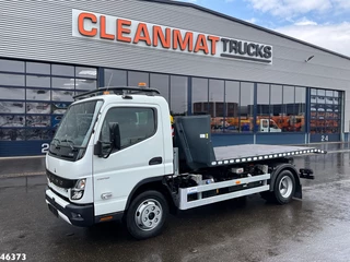 FUSO Canter 2023 - Euro 6 Hyvalift 5 Ton haakarmsysteem + Flatbedcontainer Just 44.417 km! image 3