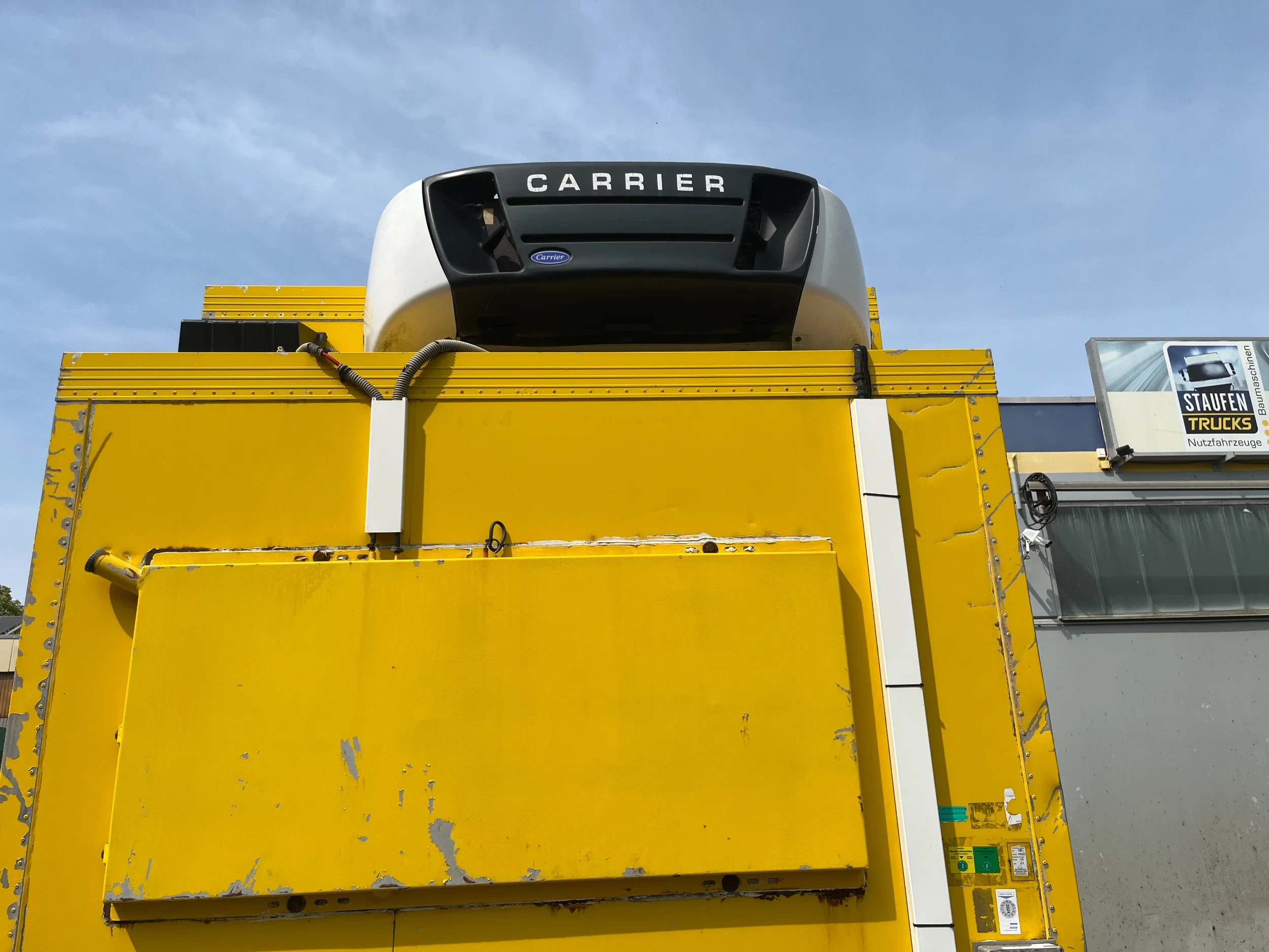 Schmitz Cargobull 2004 - 4x WKO Lafette mit Tiefkühlkoffer-Wechselbrücke immagine 10