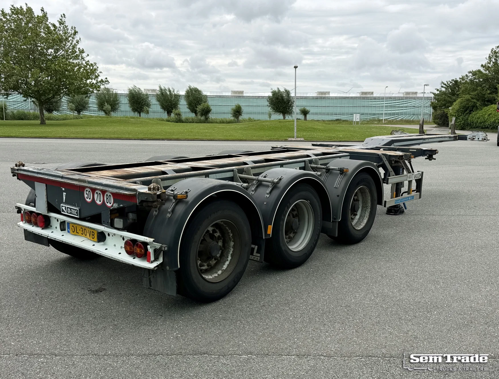 D-TEC 2012 - VCC-01 FT-LS-S FRONT+MIDDLE+BACK SLIDER 20-40-45 FT. LIFT AXLE HOLLAND-TRAILER obrázek 5
