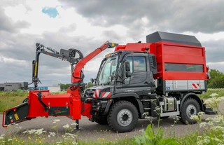 Mercedes-Benz Unimog 2023 - U 427 Greentec woodchipper combi obrazek 2