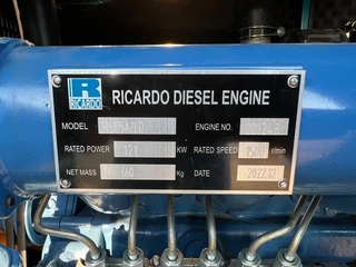 Ricardo N/A 2022 - 150KVA (120KW) SILENT GENERATOR 3 PHASE 50HZ 400V bild 9