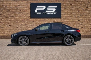 Mercedes-Benz A-Klasse 2021 - 250e AMG-Line, Pano, Burmester, Half Leder afbeelding 3 miniatuur