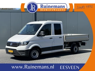 Volkswagen Crafter 2019 - 2.0 TDI 102 PK / PICK UP / 1e EIG. / TREKHAAK / AIRCO / OPEN LAADBAK / 2.500 KG AHG / 3-ZITS / APPLE CARPLAY for sale