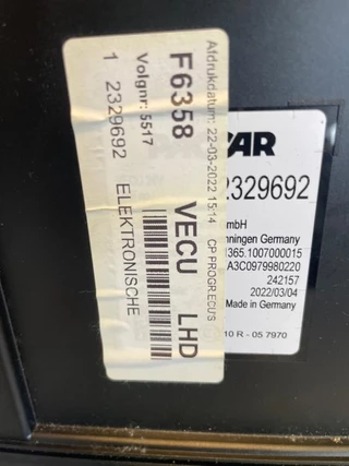 DAF N/A 2022 - 2329692 VECU CONTROL UNIT obrazek 2