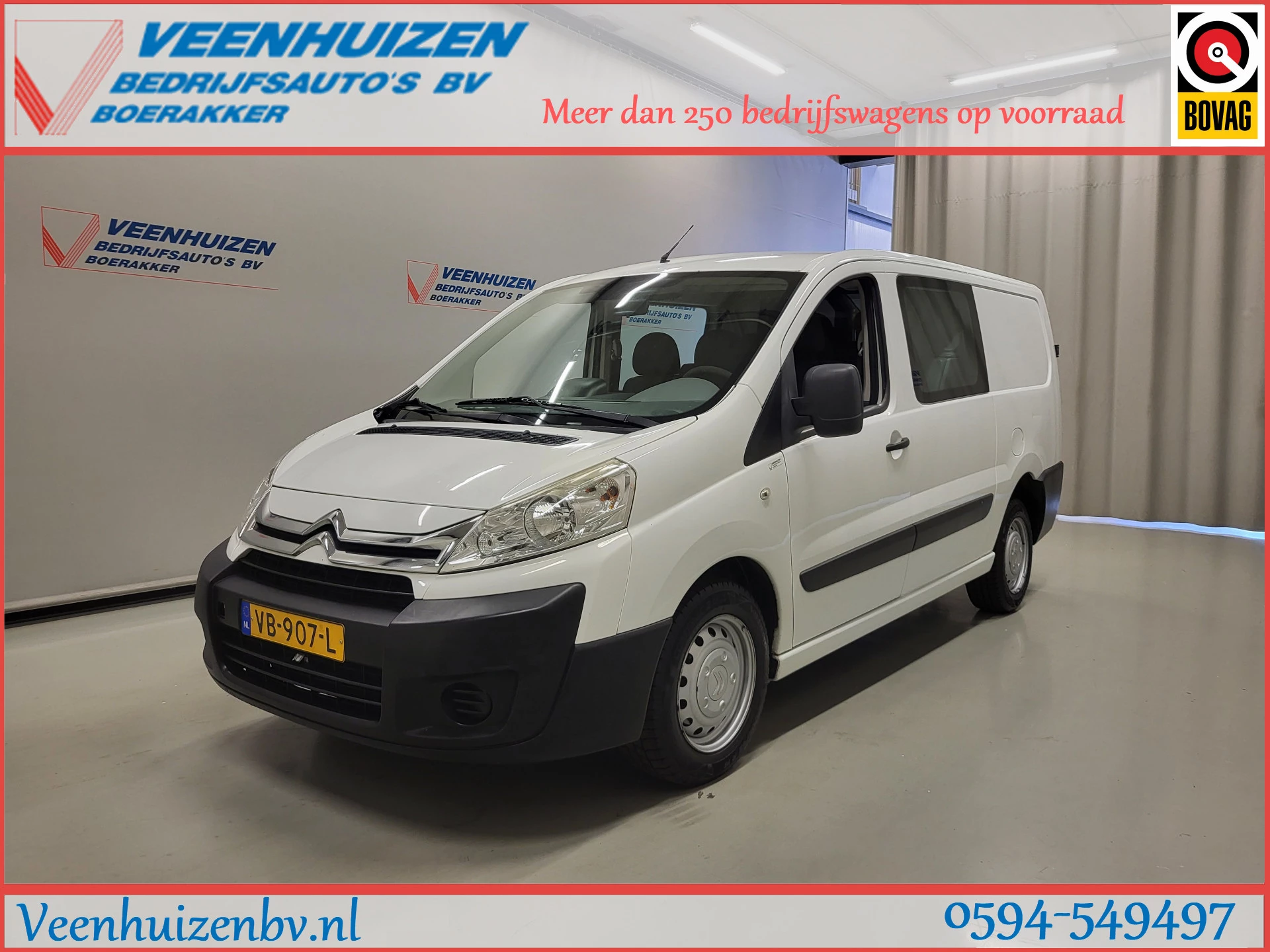 Citroën Jumpy 2013 - 2.0HDI L2/H1 Dubbele Cabine Apk tot 21-10-2026! afbeelding 1