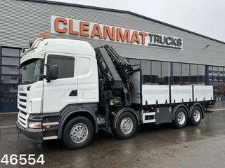 Scania R 2006 - R500 V8 8x4 Manual Hiab 42 Tonmeter laadkraan + Fly-Jib afbeelding 2 miniatuur