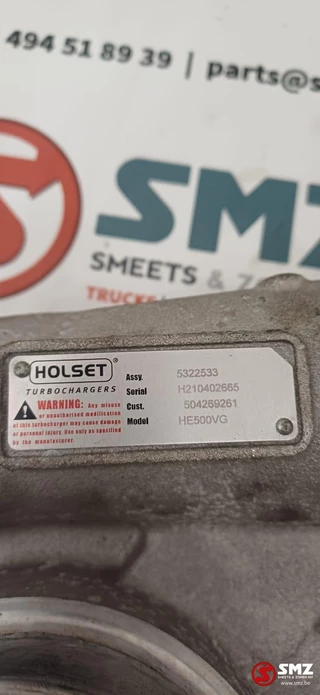Iveco N/A 2010 - Occ turbocharger HE500VG F3AE3681 Cursor10 Iveco obrazek 5